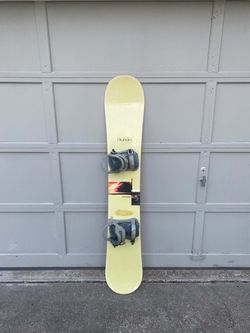 Snowboard with Bindings - Size 168cm