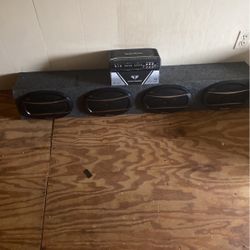 4 Pioneer 6by9 5way With Rockford Fosgate 1000 Watt 500 Rms 4 Channel Amp.$500