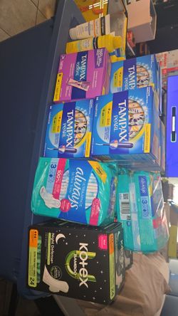 TAMPAX, ALWAYS, KOTEX,