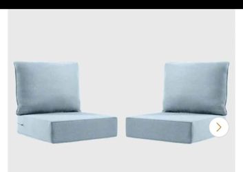 24x24  4 Sets Deep Seating Outdoor Lounge Chair Sofa Cushion