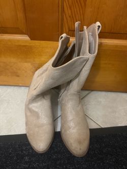 Girl’s Suede Western Ankle Boots