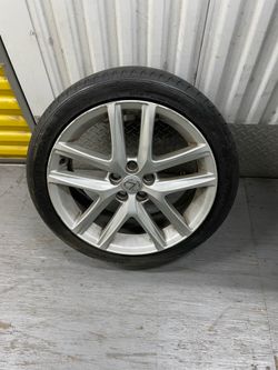 OEM Lexus 17” Factory Alloy Wheels & Tires – Set of 4 – Genuine Lexus Rims