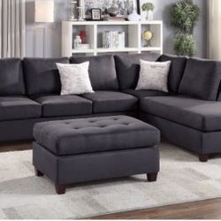 Sectional Sofa + Ottoman