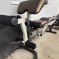 Weight Bench (incline/decline/flat) 