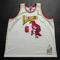 ATLANTA HAWKS JERSEY Mitchell & Ness Swingman 'FUTURE' hendrix Zone 6 size 4XL