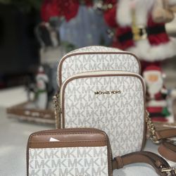  New Women’s Crossbody Set Michael Kors Authentic 