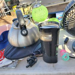Coffee Grinder And Hot Water Pot 