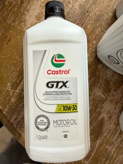 Castrol motor oil. 10-30