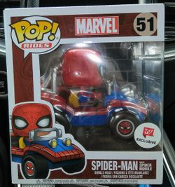 Funko Pop! Rides! Spider-Man With Spider Mobile Walgreens EXCLUSIVE #51 for  Sale in Goodyear, AZ - OfferUp