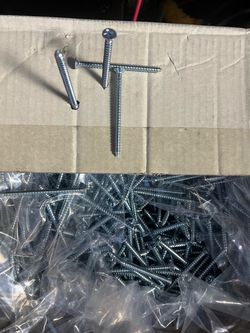 3” Steel Screws 1000 pcs strong Philip tip flat