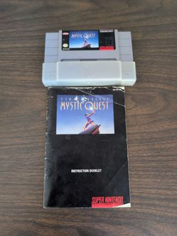 Super Nintendo Final Fantasy Mystic Quest with Booker