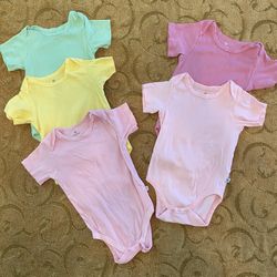Honest Organic Cotton Girls Onesies 24 Months $15
