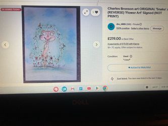 Charles Bronson Original Art 🖼️