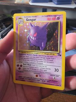 Gengar Holo Rare Pokémon Card 5/62