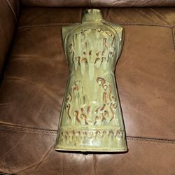 Green Ceramic Vase, Decor