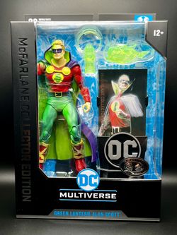 DC Multiverse Green Lantern Alan Scott (Day of Vengeance) McFarlane Collector Edition Platinum CHASE