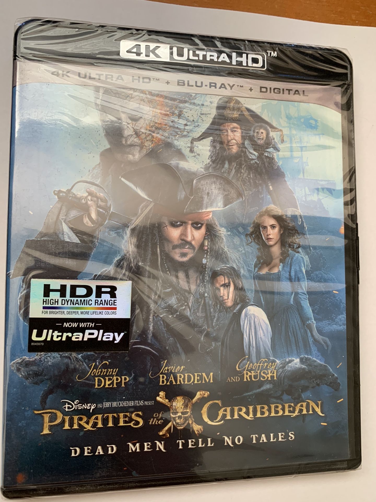 Pirates Of The Caribbean: Dead Men Tell No Tales (4K IHD + Blu-ray)