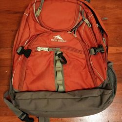 High Sierra Backpack (Red/Grey) (Used)