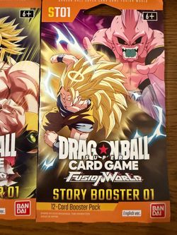 Dragon ball story booster 01 tcg (card game) fusion world