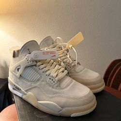 Jordan 4  Retro Off-White Sail