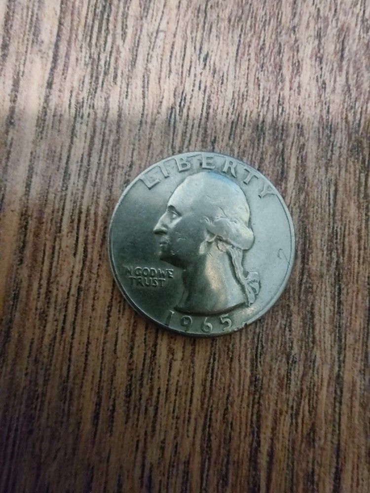 1965 No Mint Error Quarter