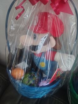 Mario easter basket