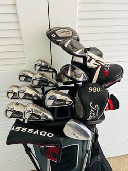 Titleist AP Golf Set Irons 4-PW, W Wedge with Steel Shafts, Titleist Driver