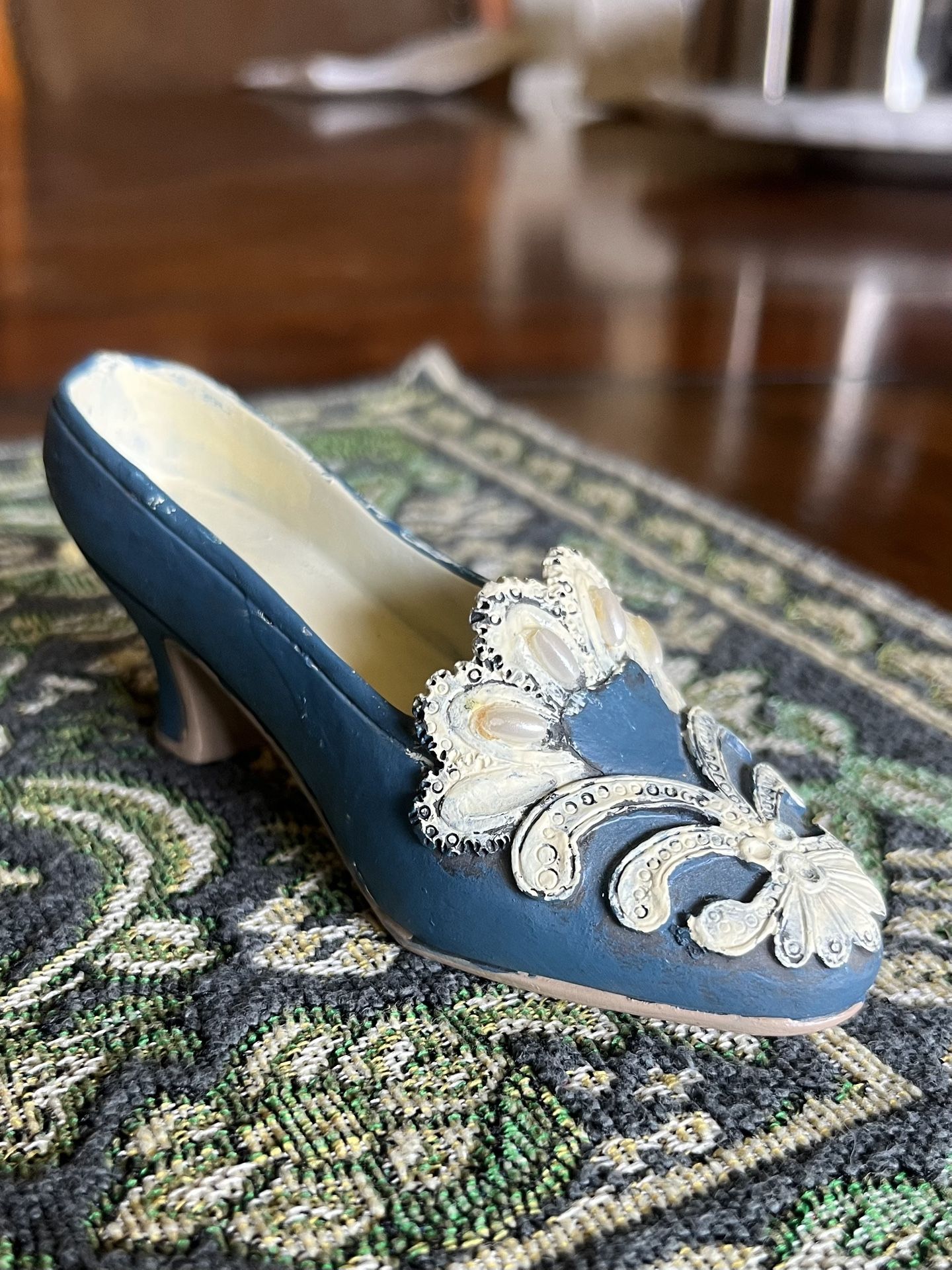 Mini Victorian Shoe Collectible 