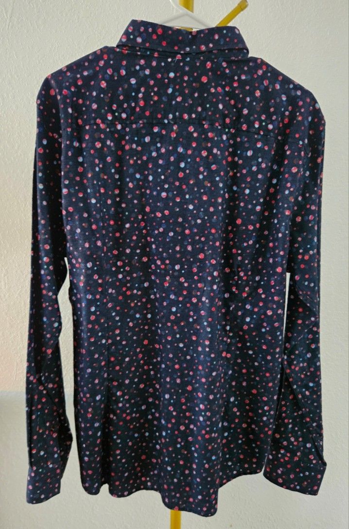 Robert Graham Men Lucena Shirt, Blue Size L ( Brand New)