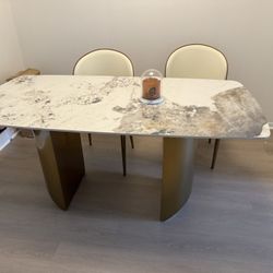 Brand New In Box Marble dining Table