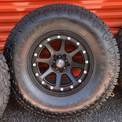 35" Tires And 17" XD Series Rims For Sale