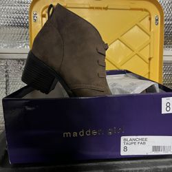 Brown Suede Boots Size 8 Women