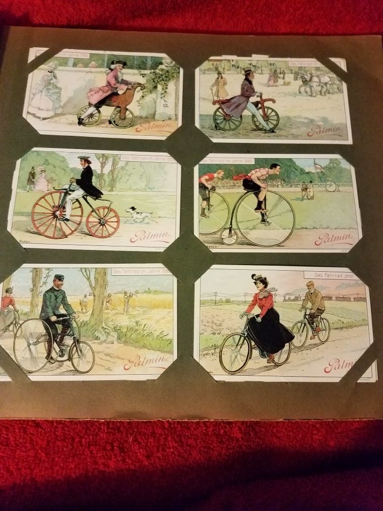 Palmin advertising trading cards