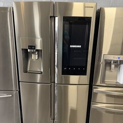 36” COUNTER DEPTH SAMSUNG FRIDGE REFRIGERATOR NEVERA HELADERA FRIO REFRIGERADOR GOOD CONDITION DELIVERY 🚚 FREE WARRANTY 100 DAYS