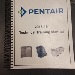 Pentair Technical Training Manual