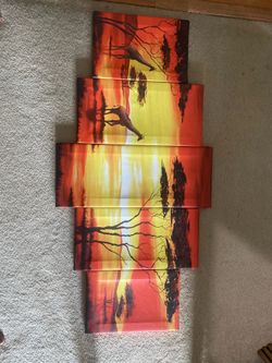 5 piece wall art