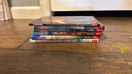 Book set of 6, I survived books by Lauren Tarshis