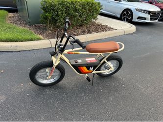 Razor Rambler 16 Beige Electric Minibike / Scooter – Excellent Condition