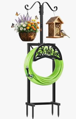 Garden hose rack with hooks(new)