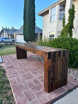 Custom Wooden Bench