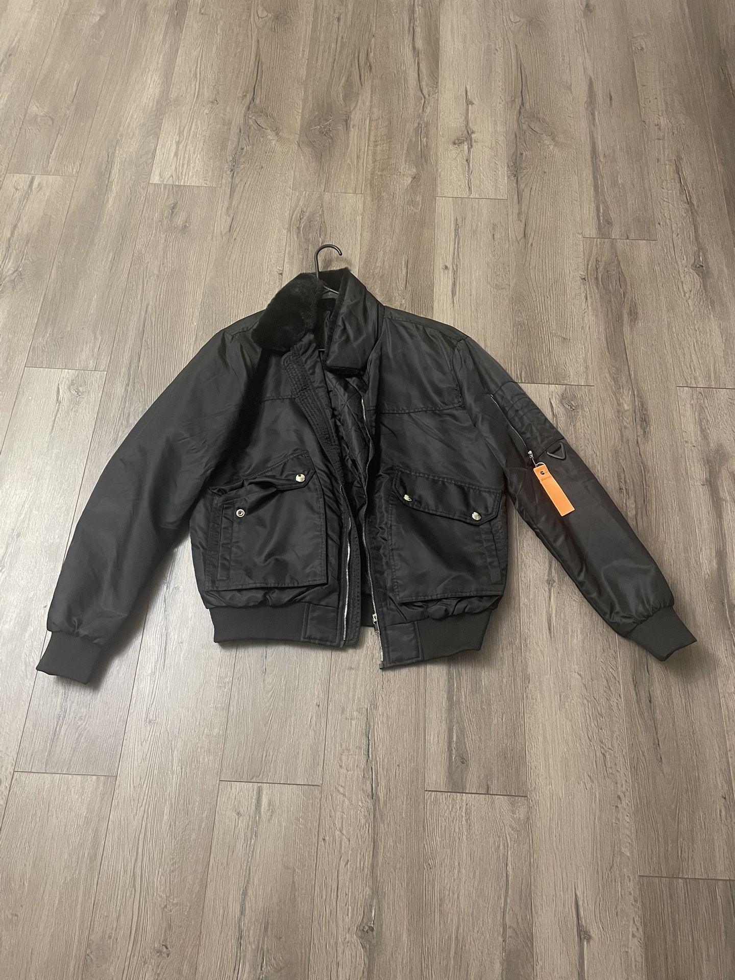 Decibels Black Men’s Bomber Jacket