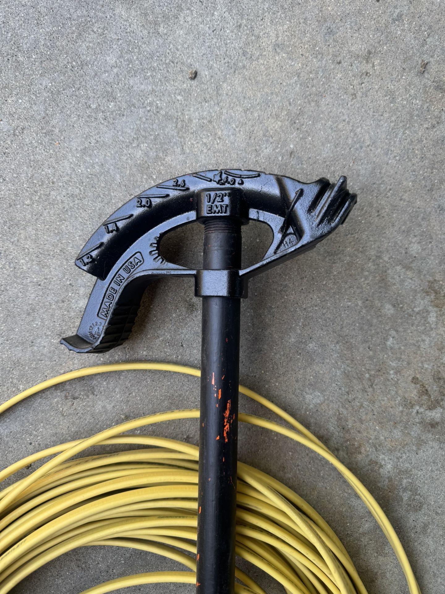 Pipe Bender And Milwaukee Charger