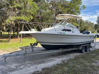 1996 Cobia 23WA with aluminum magic tilt trailer and 225hp Yamaha