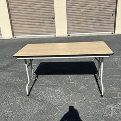 Nice 5 Foot Long Foldable Table $35 