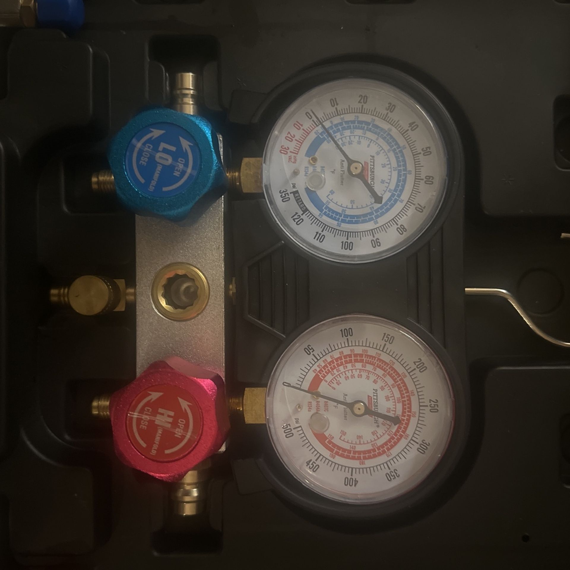 Pittsburgh A/C Manifold Gauge Set (Open Box) for Sale in Mesa, AZ OfferUp