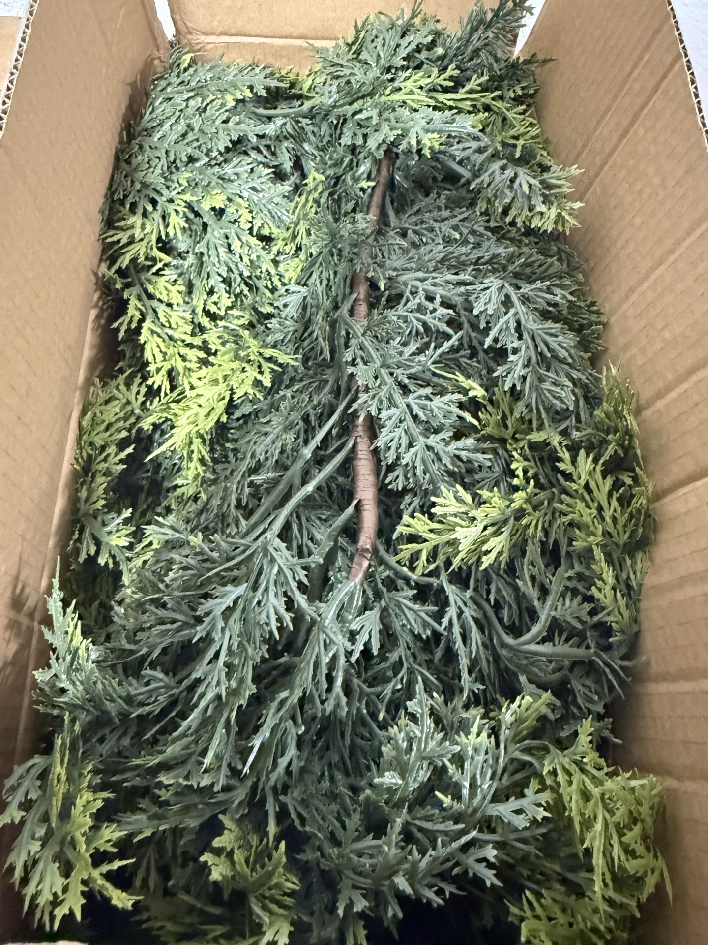 2 Pcs 6ft Artificial Cedar Garland