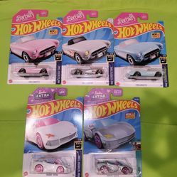 HOTWHEELS Barbie Toy Vehicle Bundle