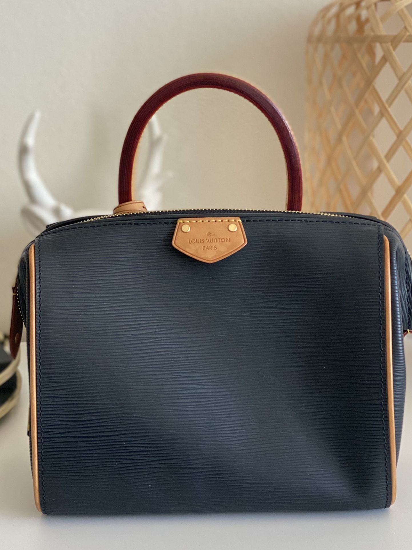 Louis Vuitton Epi Doc Bag PM Black Crossbody