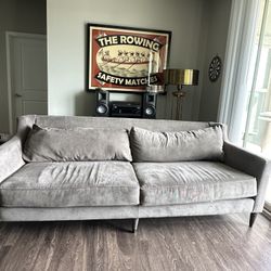Grey Living Spaces Couch