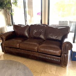 Genuine leather couch